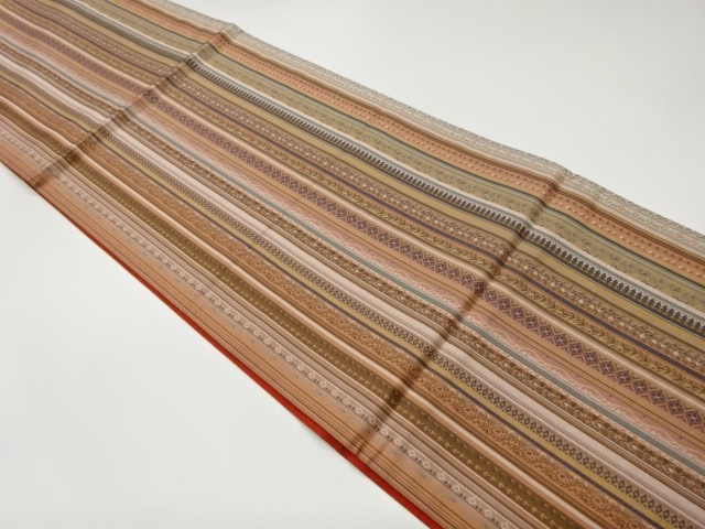 JAPANESE FUKURO OBI / WOVEN FLORAL PLANTS